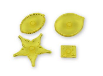 Rózsaszirom és levél fondant kiszúró készlet