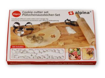 25 részes Alpina sütikiszúró készlet