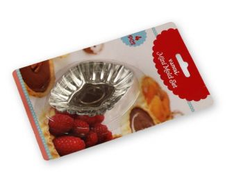 4 részes rombusz alakú kosárka sütőforma készlet