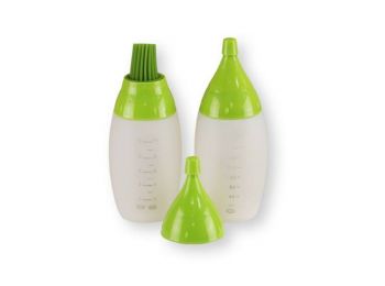 Séf palack készlet (ecset, díszítő flakon)