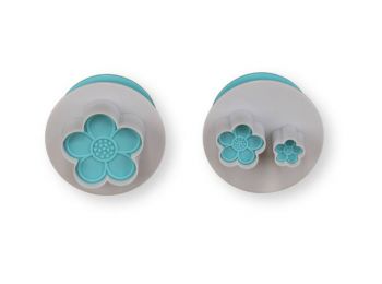 2 részes rugós ötszirmú virág fondant kiszúró
