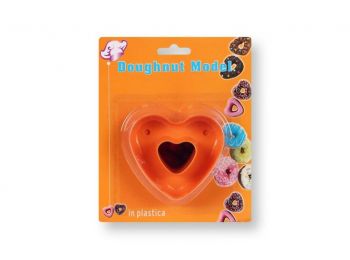 Műanyag szív alakú fánk kiszúró