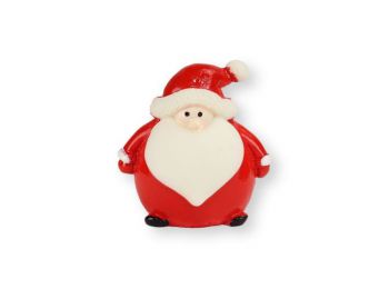 Mini pocakos Mikulás műanyag tortadísz