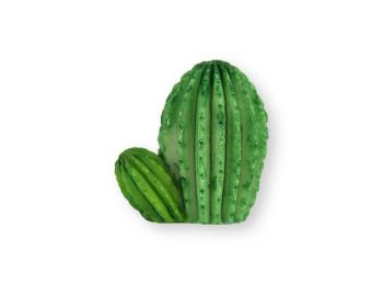 Mini kaktusz műanyag tortadísz szülinapi tortára