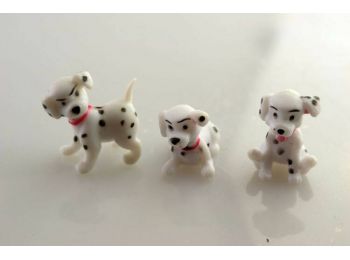 Mini dalmata kutya műanyag tortadísz szülinapi tortára