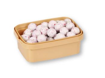 Fehér foltosan színes óriás roppanós cukorgyöngy 300 g