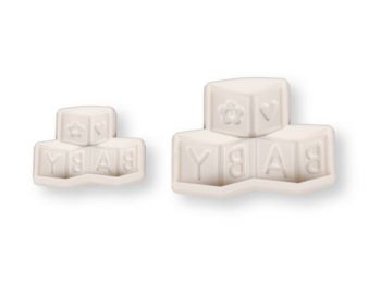 2 részes baby kockák fondant kiszúró készlet