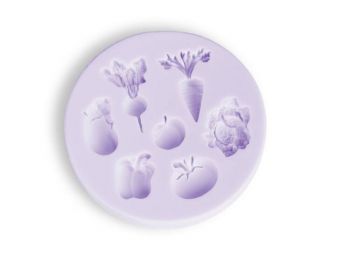 Zöldségek szilikon fondant forma