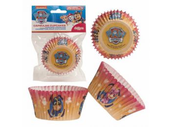 Piros , sárga Mancs Őrjárat muffin papír 25 db