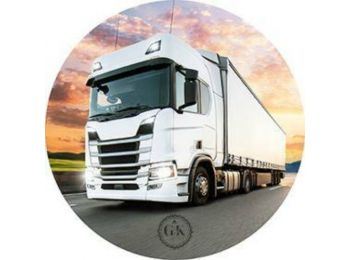 Fehér kamion tortaostya