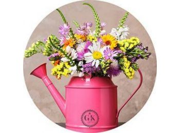 Virágcsokor kannában tortaostya