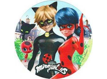 Kerek Miraculous tortaostya