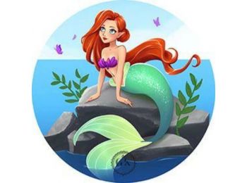 Sellőlány a tengeren tortaostya