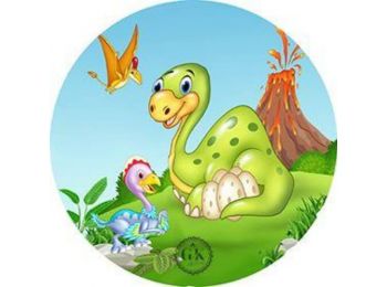 Dínómama a tojásokkal tortaostya