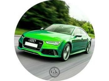 Zöld Audi tortaostya