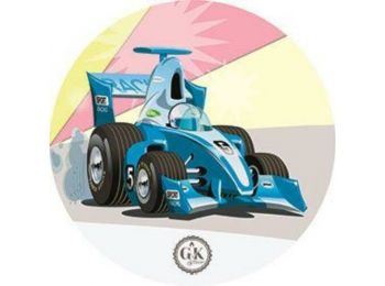 Sport racing versenyautó tortaostya