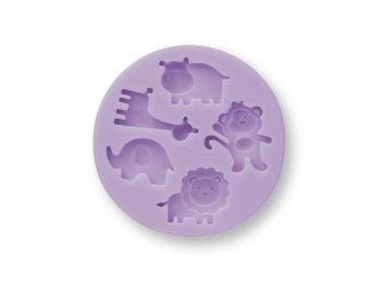 Afrikai állatok szilikon fondant formázó