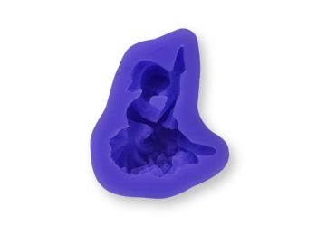 Ülő balerina szilikon fondant formázó