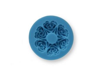 Kis rózsakoszorú szilikon fondant forma