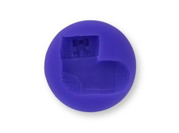 Mikulás zokni szilikon fondant formázó