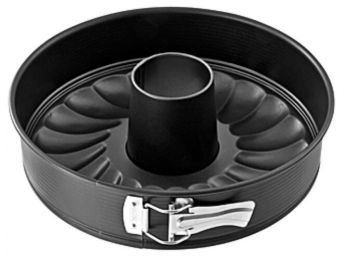 28 cm-es Zenker Black Metallic kapcsos tortaforma kuglóf be