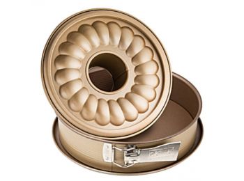 26 cm-es Zenker Mojave Gold kapcsos tortaforma kuglóf beté