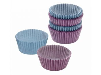 100 db Zenker kék és lila muffin papír