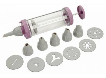 Műanyag 13 részes Zenker habnyomó és keksznyomó készle