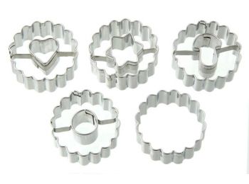 5 részes Dr Oetker linzer kiszúró készlet