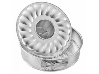 28 cm-es Zenker Silver kapcsos tortaforma kuglóf betéttel