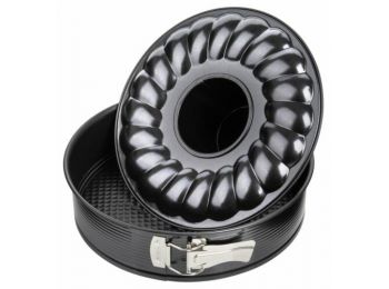 26 cm-es Zenker Black Metallic kapcsos tortaforma kuglóf be