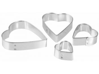 4 részes Zenker szív alakú sütikiszúró készlet