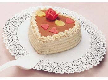 Fehér 35 cm-es Zenker tortacsipke 12 db