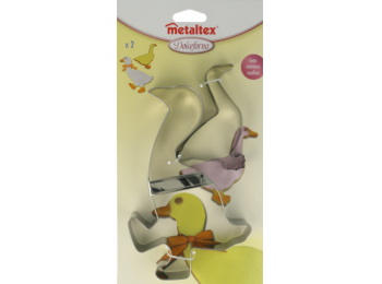 2 részes (extra nagy és közepes) liba sütikiszúró kés