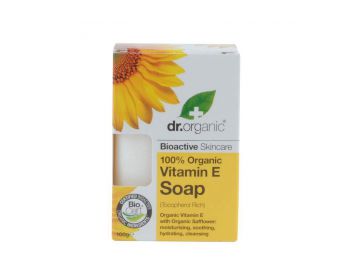 Dr. Organic Bio E-Vitaminos szappan, 100 g