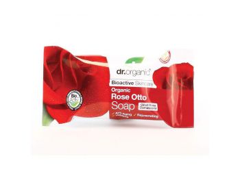 Dr. Organic szappan bio damaszkuszi rózsával, 100 g
