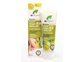 Dr. Organic Bio Oliva lábradír, 125 ml