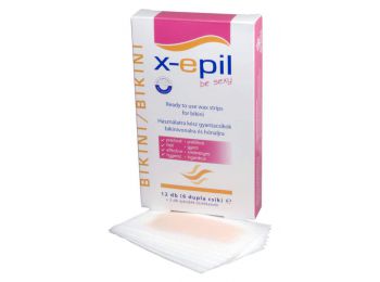 X-Epil használatra kész gyantacsíkok hónalj és bikinivo
