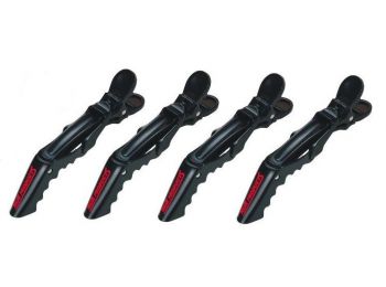 Head Jog feltűző csipesz fekete, 4 db/csomag