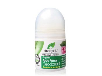 Dr. Organic alumíniummentes golyós dezodor Bio Aloe Verával, 50 ml