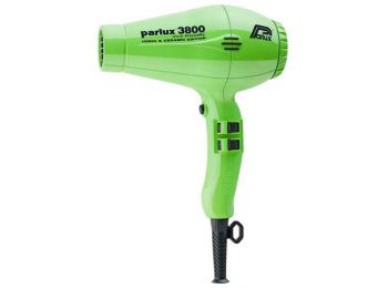 Parlux 3800 hajszárító 2100 W, zöld