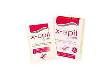 X-Epil olajos törlőkendő 4 db-os csomagban XE9231