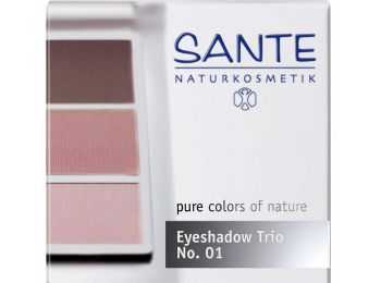 Sante szemhéjpúder trió rose 01