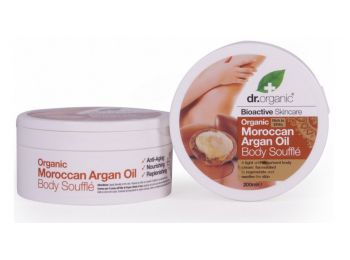 Dr. Organic testápoló szuflé marokkói bio argán olajjal