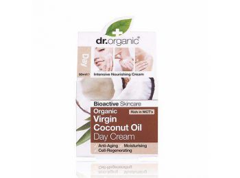 Dr. Organic nappali hidratáló krém bio szűz kókuszolajjal, 50 ml