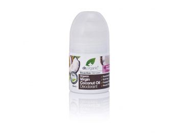 Dr. Organic Alumíniummentes golyós dezodor bio szűz kókuszolajjal, 50 ml