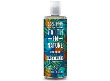 Faith in Nature tusfürdő, kókusz, 400 ml
