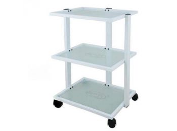 Alveola üvegpolcos eszközkocsi lámpatartóval AE101040