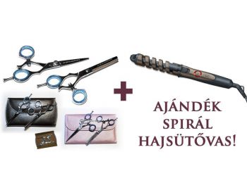 Blade Master Flex Set 5,5 professzionális fodrászolló fek