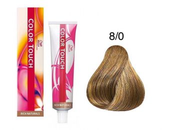 Wella Professionals Color Touch tartós hajszínező 8/0